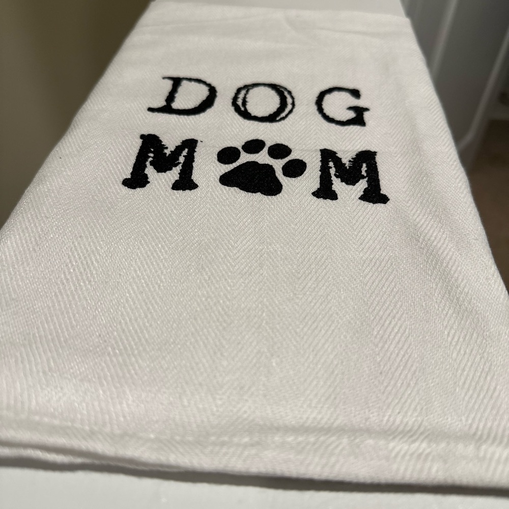 Dog Mom Kitchen Towel - Picture 2 of 4